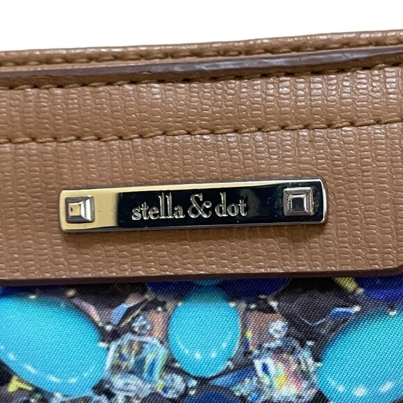 Stella & Dot Capri Jeweled Zebra Tote Bag - Picture 2 of 9